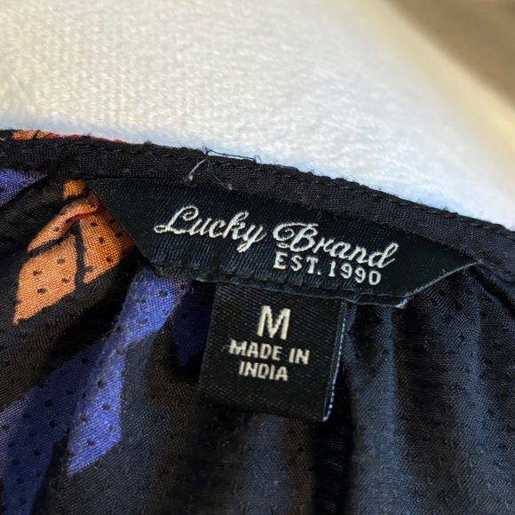 Lucky Brand Patterned Top - Picture 6 of 7